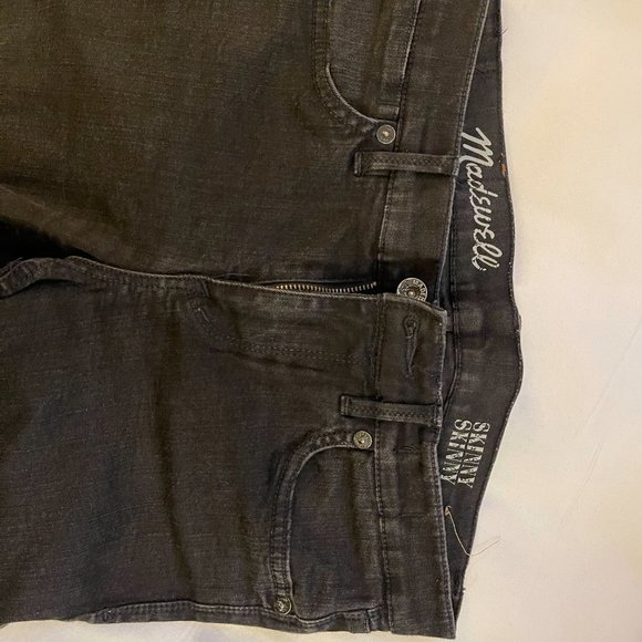 Madewell High Riser Skinny Skinny Jeans Onyx Wash - Picture 6 of 10